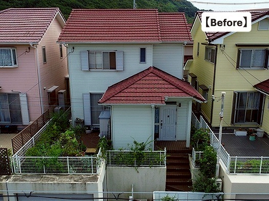 加古川市の屋根葺き替えビフォー